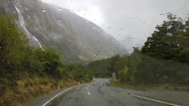 486-Milford-Highway-005.jpg - De Milford Highway is de spectaculairste route in Fiordland die leidt van Te Anau naar Milford Sound (120 km). 