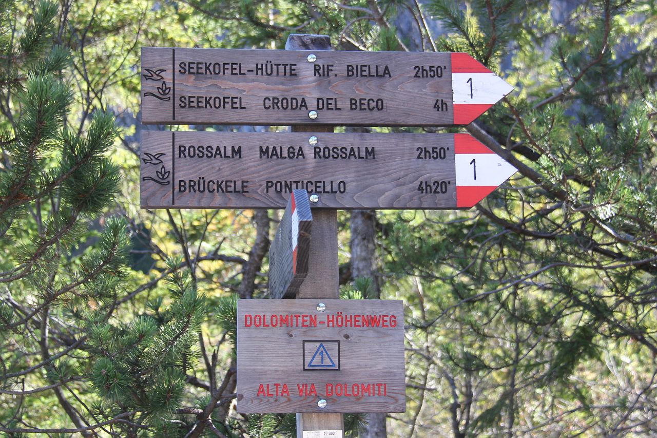 232-seekofel-021.jpg - Auf geht's zum Seekofel (Croda del Beco), 2810 m, dem Dolomiten Höhenweg entlang.